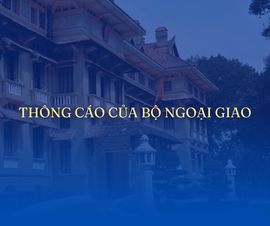 THÔNG CÁO CỦA BỘ NGOẠI GIAO